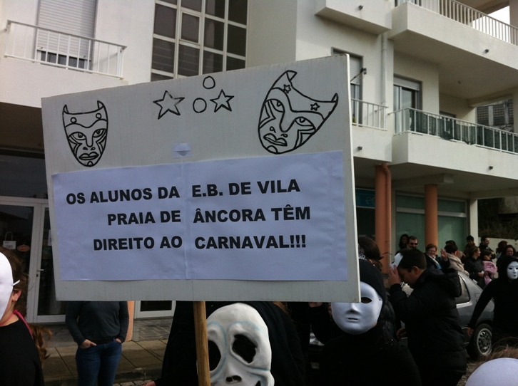 Escola impede alunos da EB 1, 2 de VPA de participar no corso carnavalesco