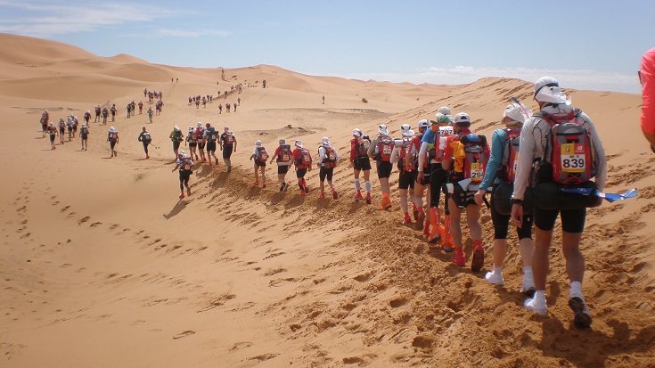 Desnível Positivo na Marathon des Sables Desnível Positivo na Marathon des Sables