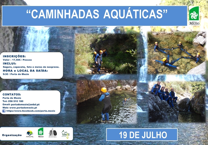 Caminhada aquática em Arcos de Valdevez