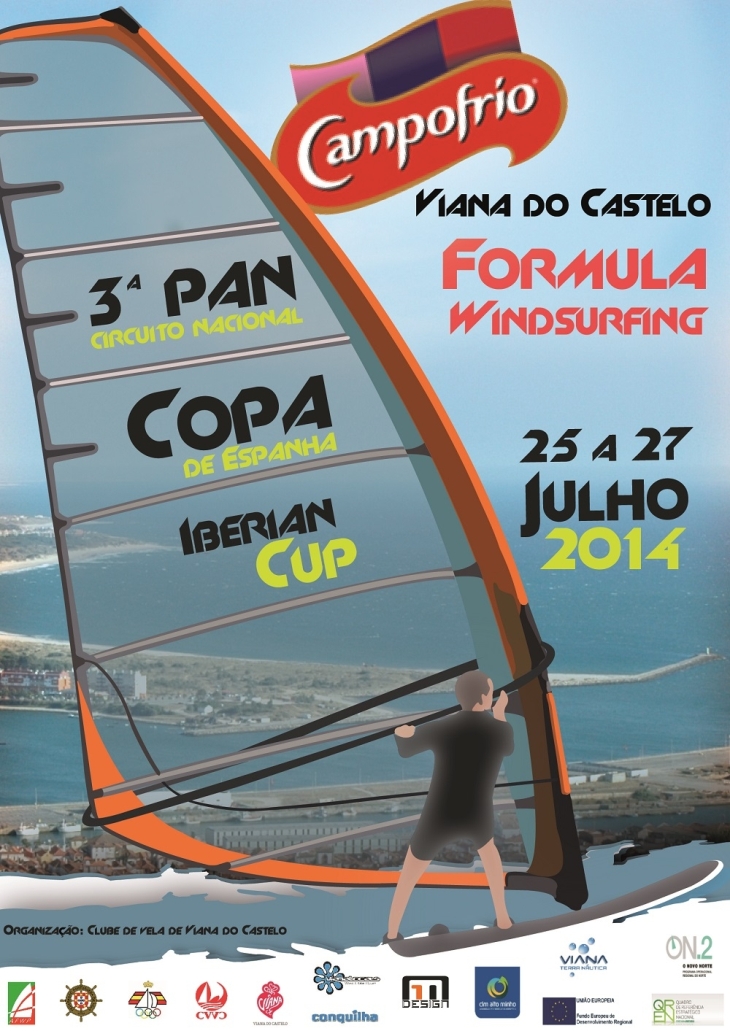 Campeonato Nacional de Windsurf na praia do Cabedelo