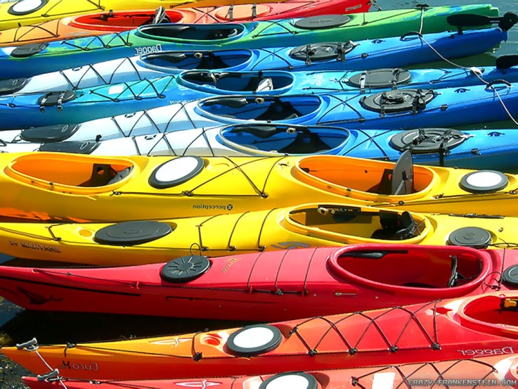 200 pessoas a descer o Coura em kayak