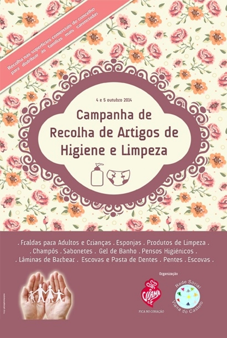 Rede Social de Viana do Castelo promove campanha de recolha de artigos de higiene   