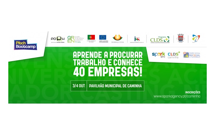 Pitch Bootcamp Caminha – 3 e 4 de Outubro no Pavilhão Municipal de Caminha