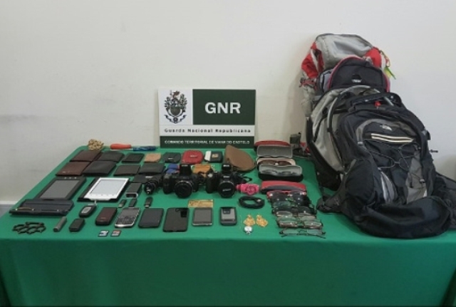 GNR recupera artigos roubados em praias de Viana e Caminha