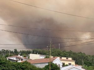 incendio vilar de mouros - lugar do funchal