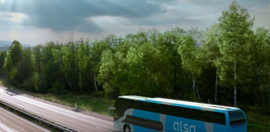 Uno De Los Autobuses De Alsa En Ruta Ep