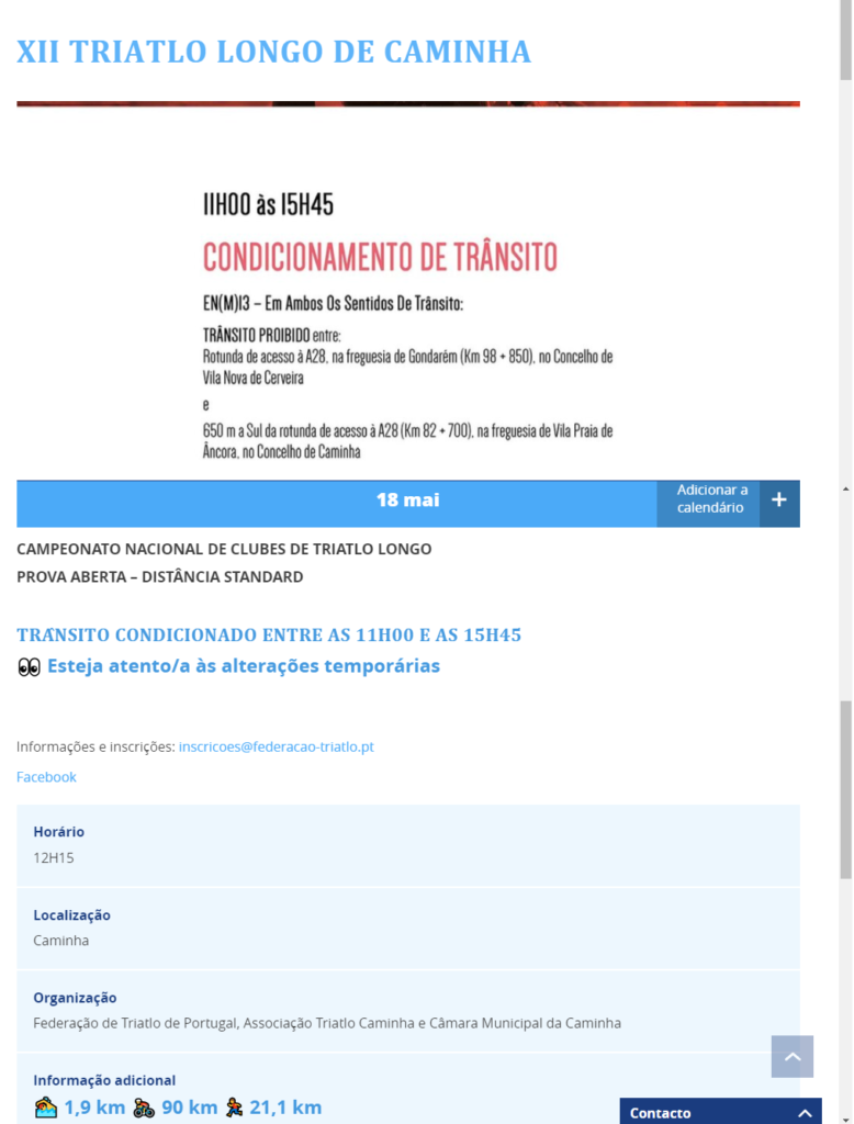 Site Camara Caminha Triatlo