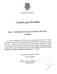 Convite Reuniao Comerciantes