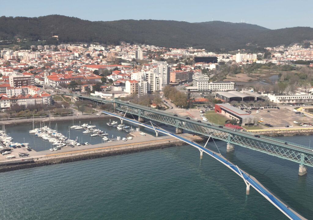 Futura ponte pedonal e ciclavel sobre o rio lima 2 1 2500