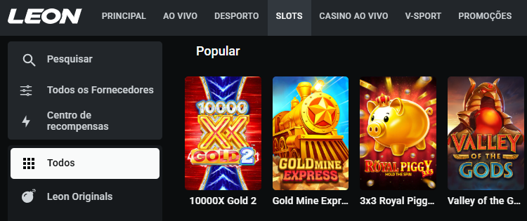 leon bet casino login